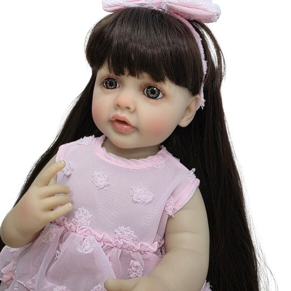 55 cm Babylistic Soft Silicone Vinyl Talking Reborn Doll very realistic - Picture 4 of 12